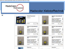 Tablet Screenshot of madocolor.de